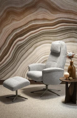 XOOON Tonale Relaxfauteuil Kiezel