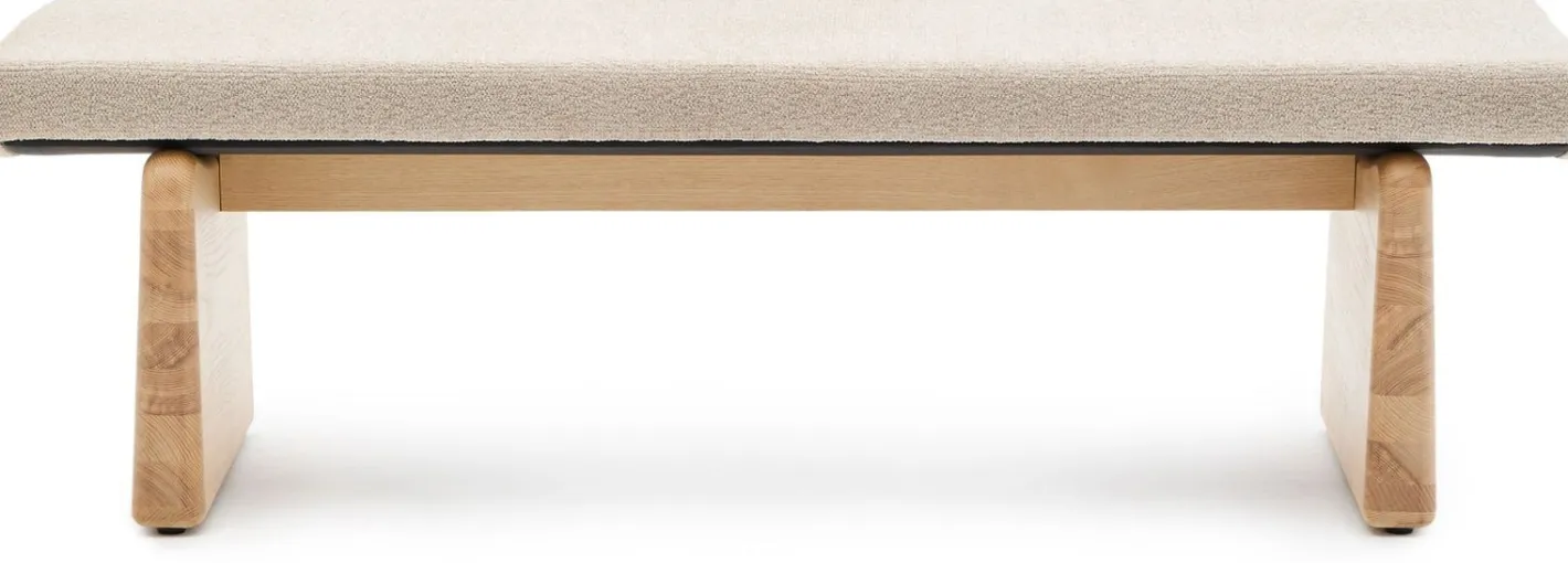 Kave Home Topaz Bankje Naturel, Beige