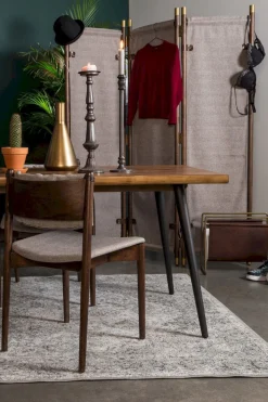 Sale Dutchbone Torrance Eetkamerstoel Brown, Beige