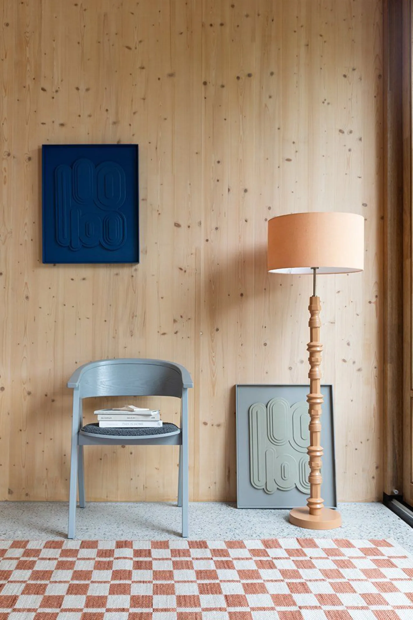 Outlet Zuiver Totem Vloerlamp Terracotta