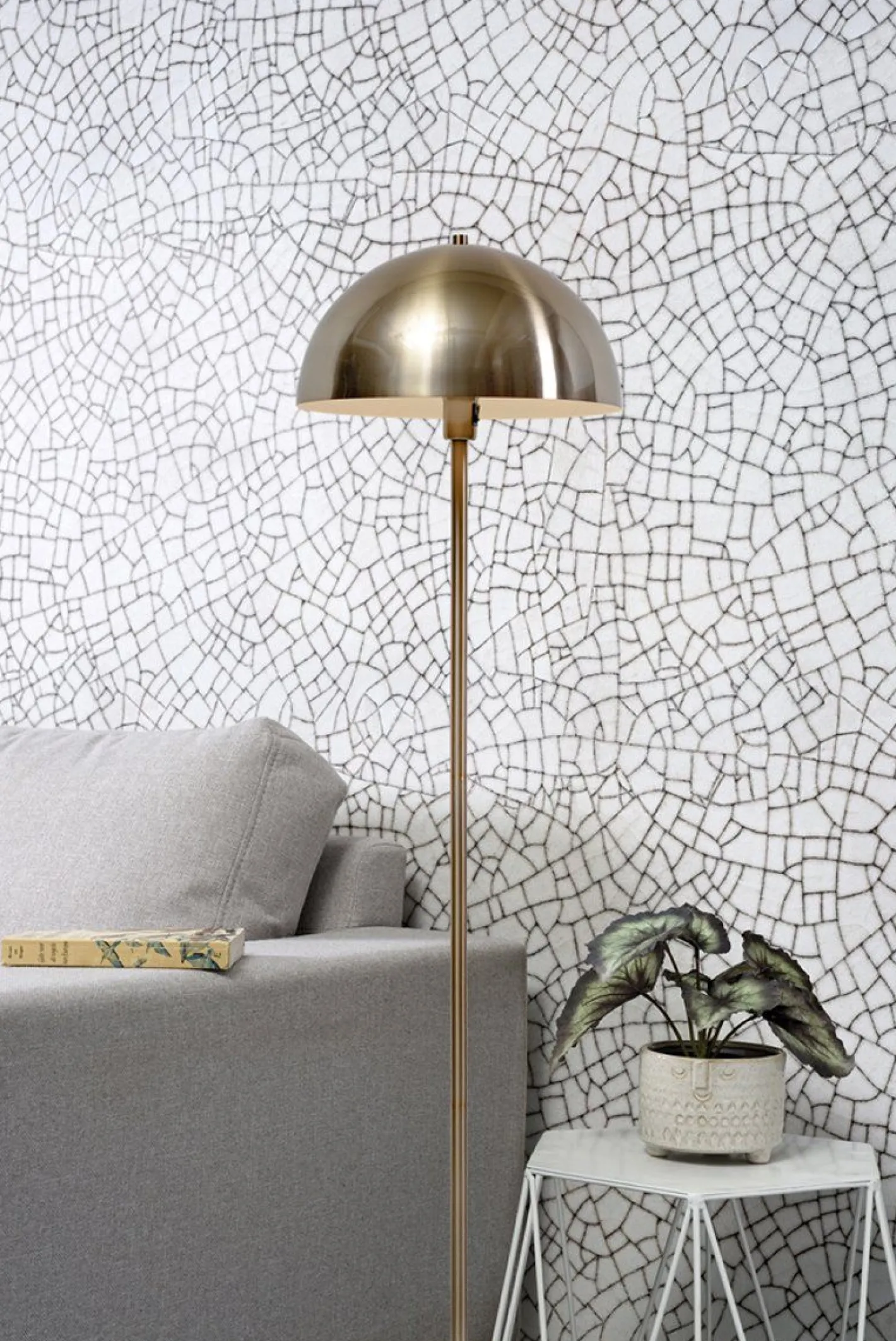 Best It's about RoMi Toulouse Vloerlamp Goud