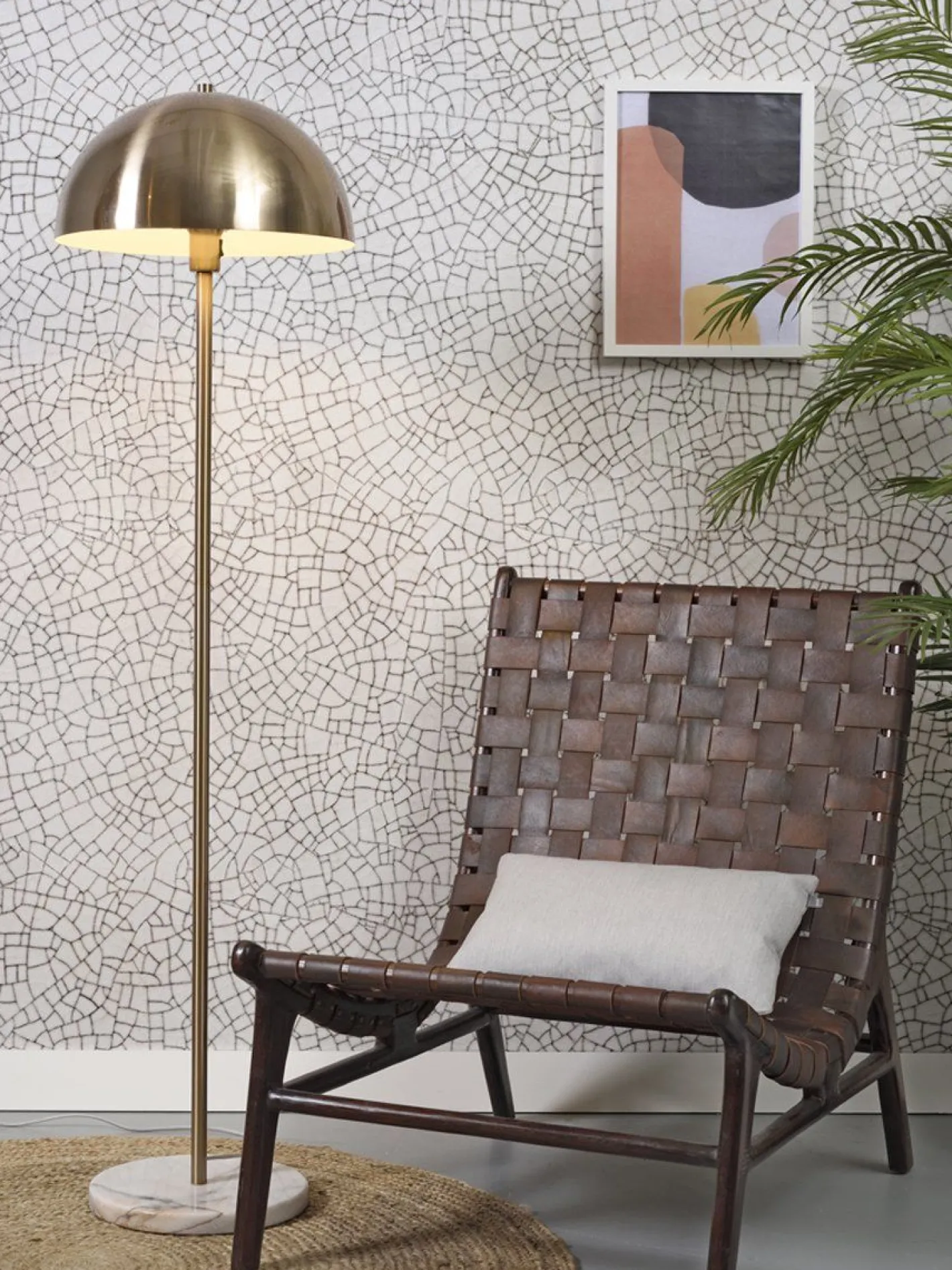Best It's about RoMi Toulouse Vloerlamp Goud