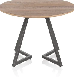 Hot Henders en Hazel Trapani Salontafel Smoked Mango Fineer