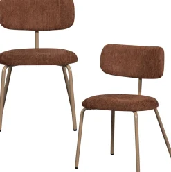 Discount WOOOD Travis Eetkamerstoel Brown