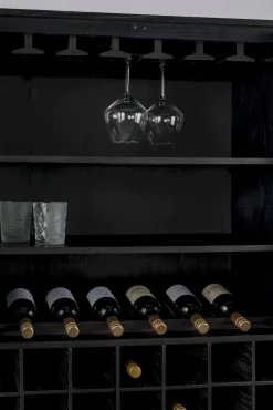 Online Zuiver Travis Wijnkast Black
