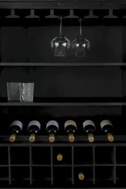 Online Zuiver Travis Wijnkast Black