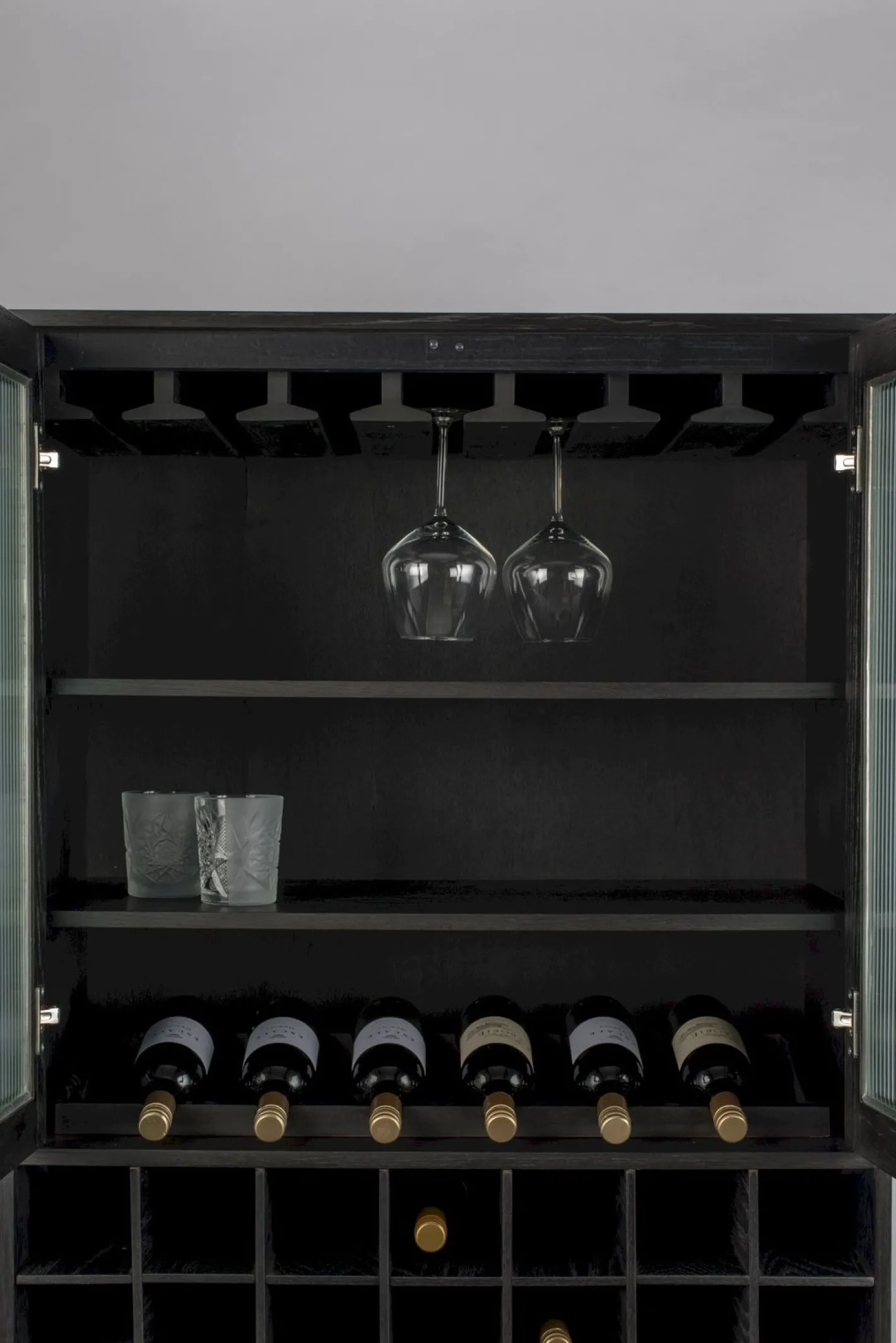Online Zuiver Travis Wijnkast Black