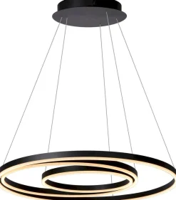 Discount Lucide Triniti Hanglamp Zwart