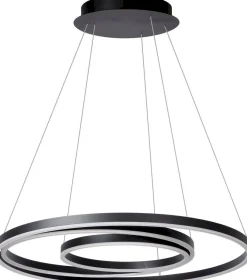 Discount Lucide Triniti Hanglamp Zwart