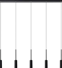 Clearance Lucide Tubule Hanglamp Zwart