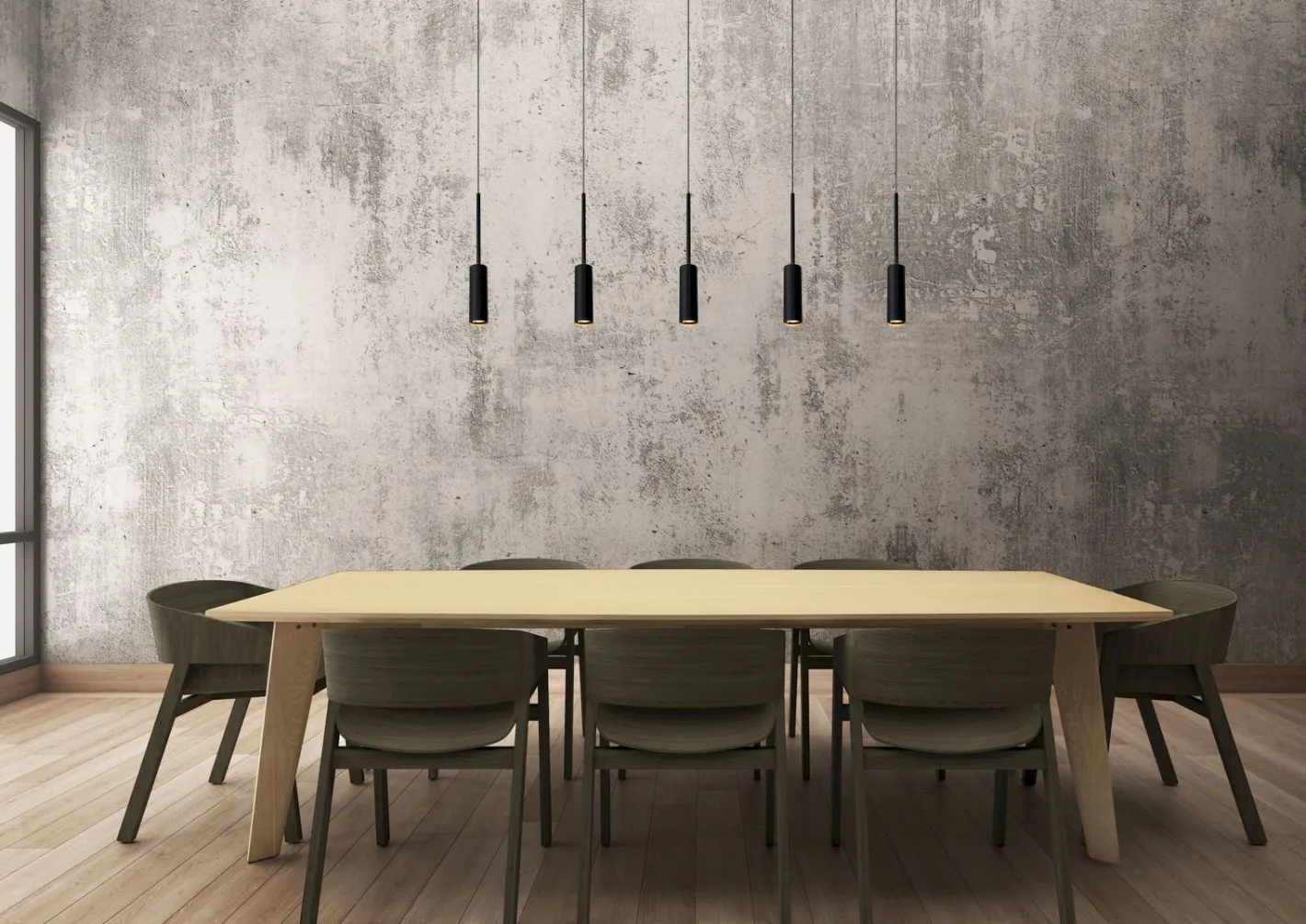 Clearance Lucide Tubule Hanglamp Zwart