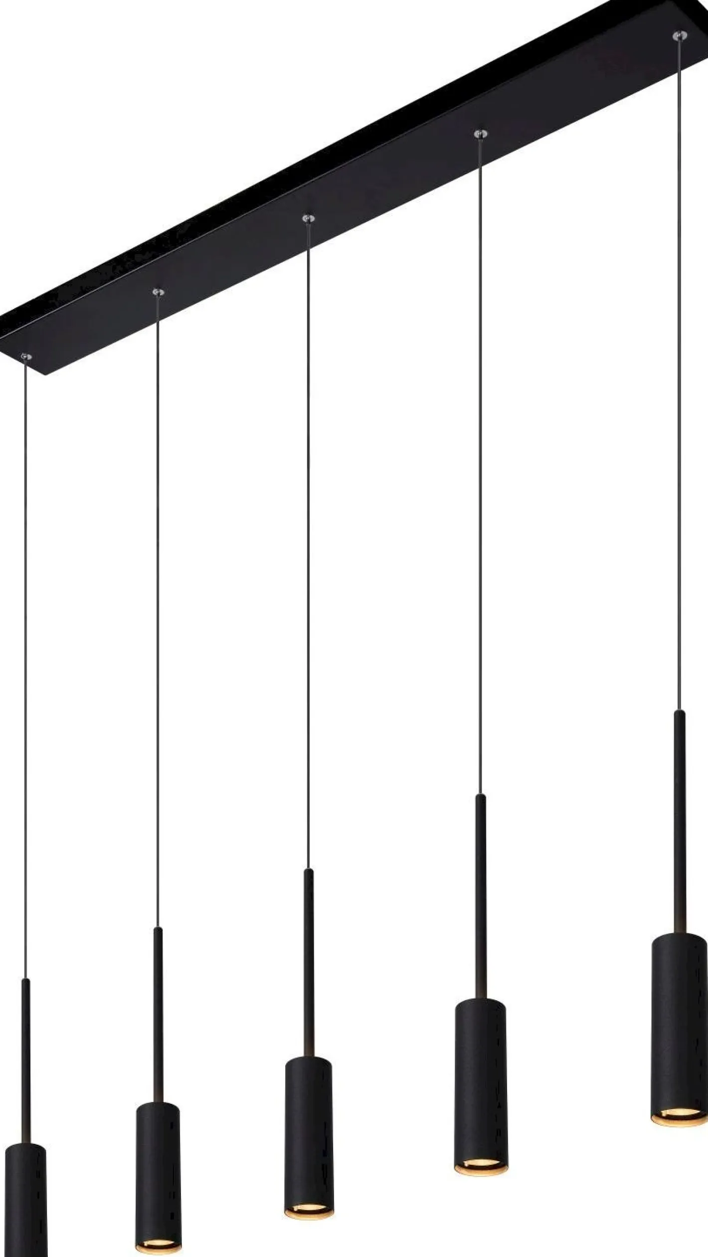 Clearance Lucide Tubule Hanglamp Zwart