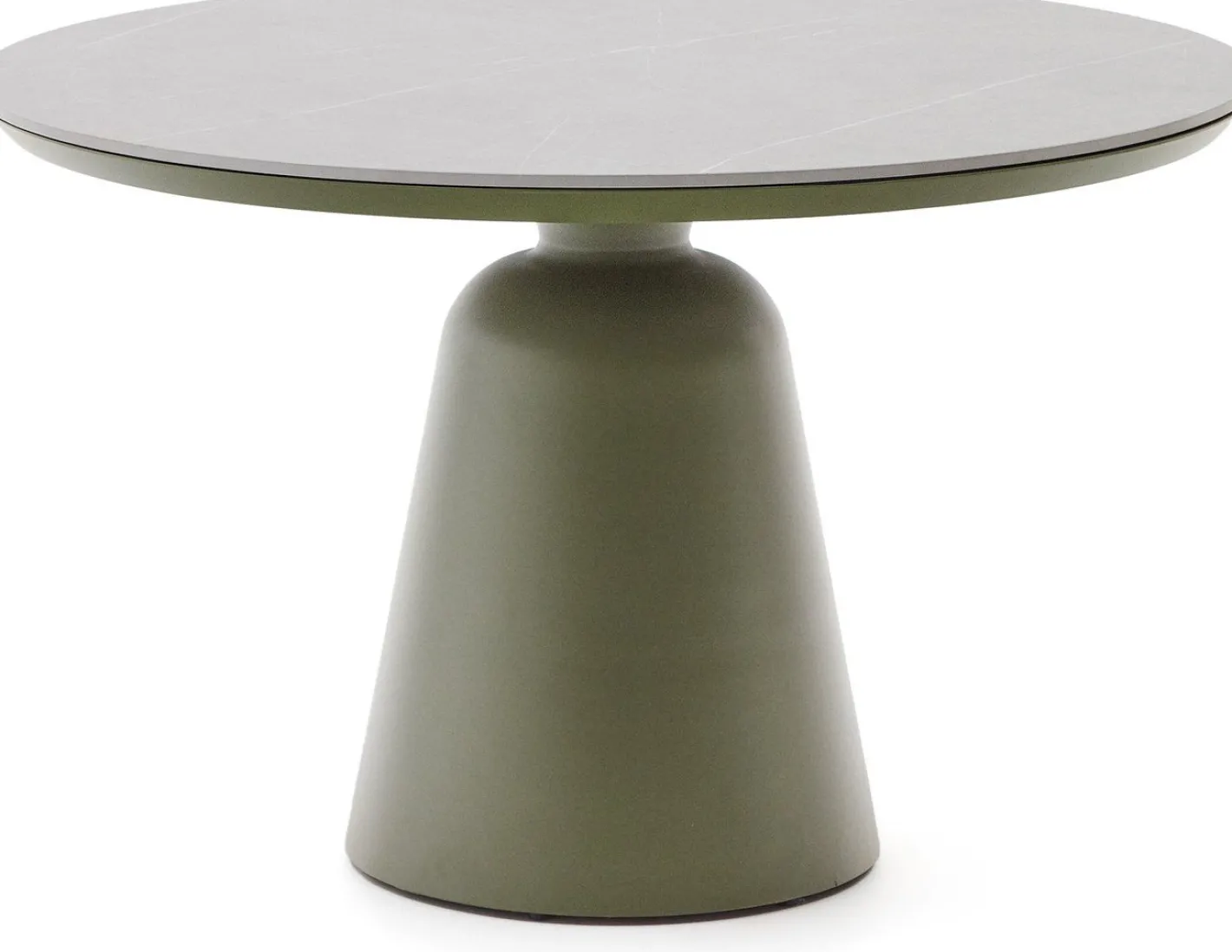New Kave Home Tudons Ronde Tuintafel Groen
