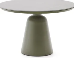 New Kave Home Tudons Ronde Tuintafel Groen