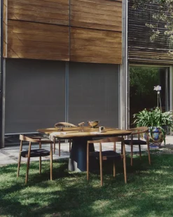 New Kave Home Tudons Tuintafel Grijs