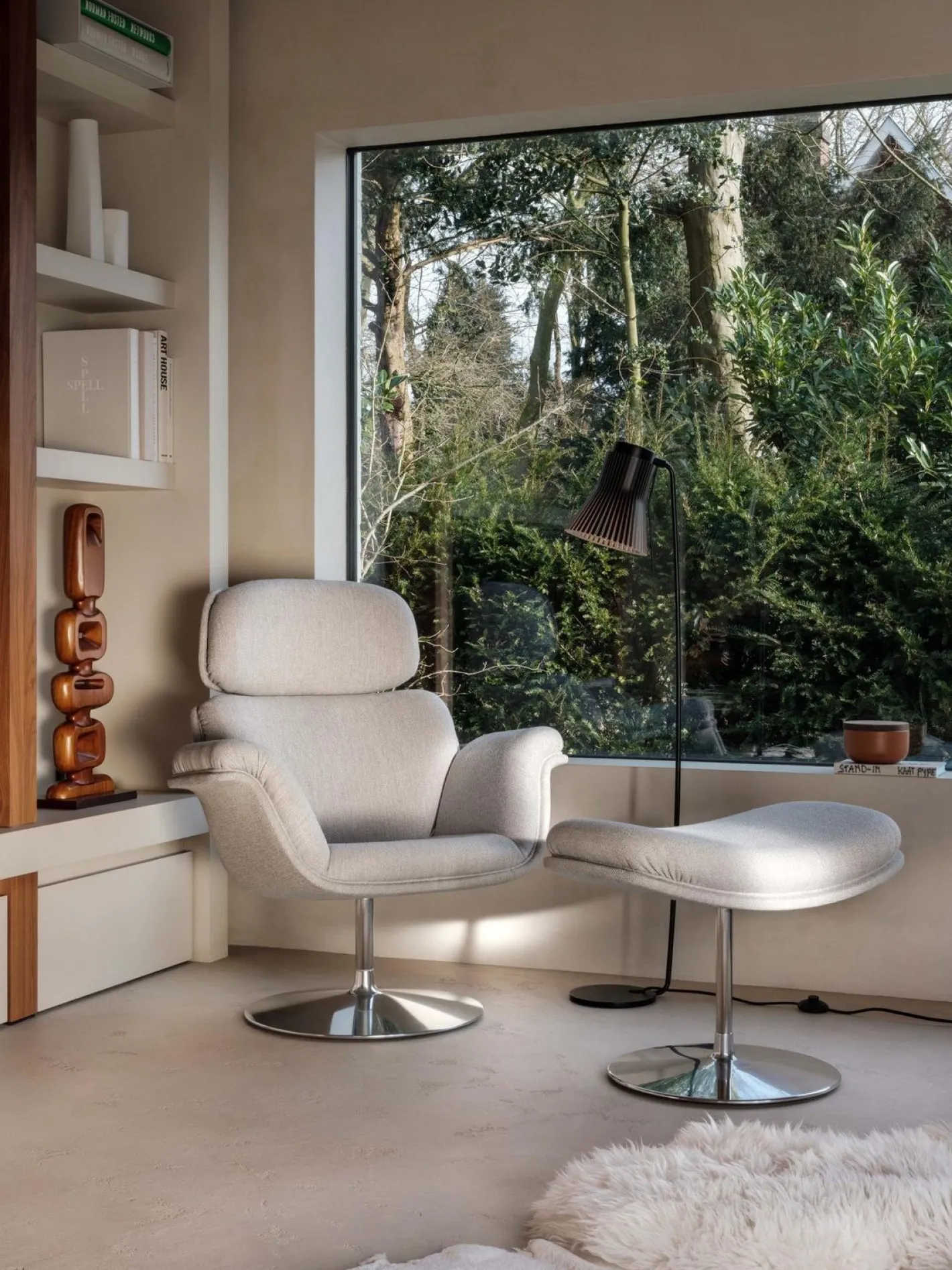 Artifort Tulip F550 Fauteuil Grijs
