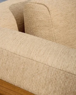 New Kave Home Turqueta Outdoor Fauteuil Bruin, Beige