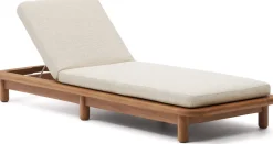 Sale Kave Home Turqueta Outdoor Ligstoel Bruin, Beige