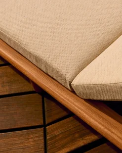 Sale Kave Home Turqueta Outdoor Ligstoel Bruin, Beige