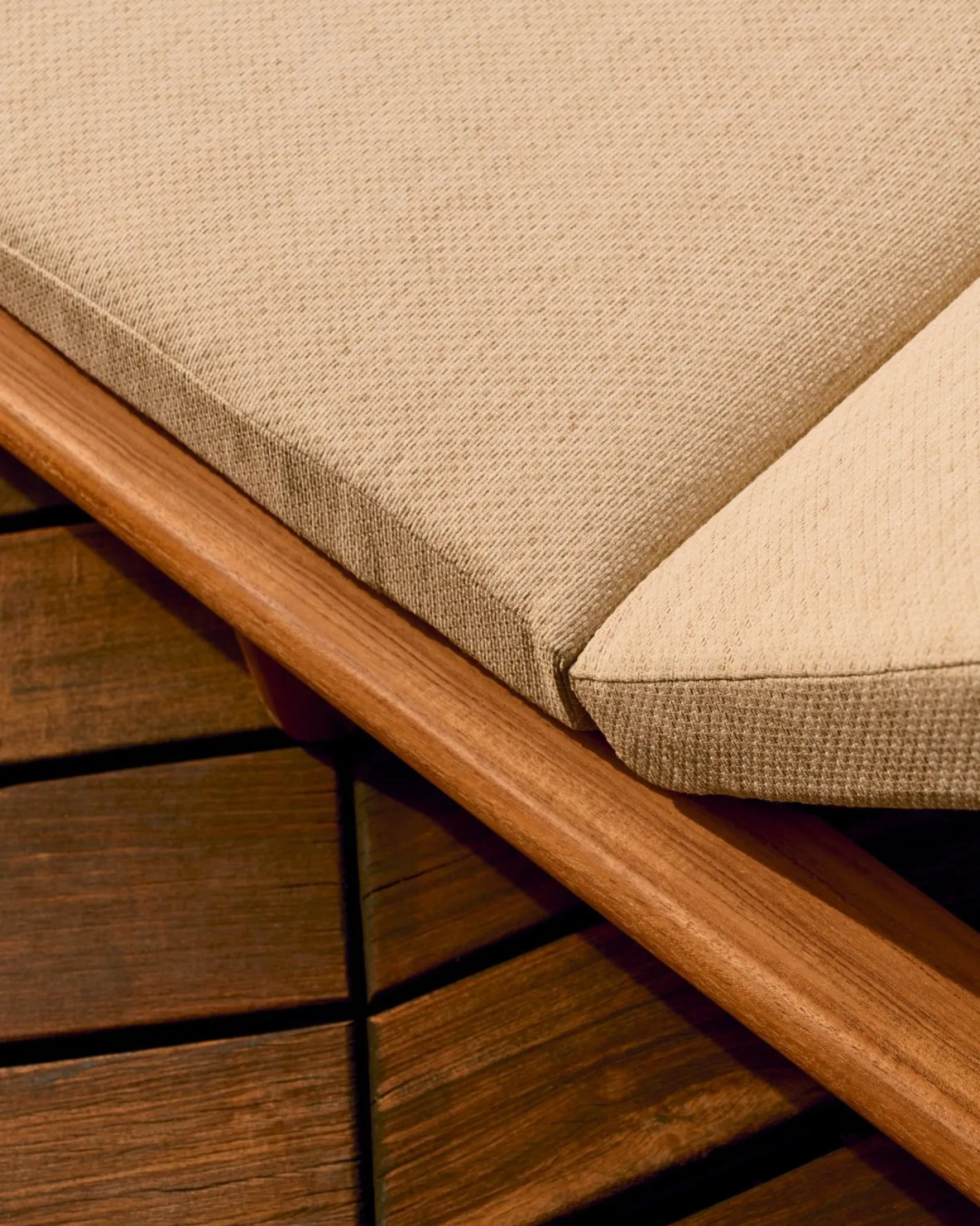 Sale Kave Home Turqueta Outdoor Ligstoel Bruin, Beige