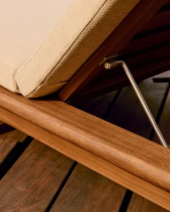 Sale Kave Home Turqueta Outdoor Ligstoel Bruin, Beige