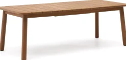 Kave Home Turqueta Uitschuifbare Tuintafel Naturel