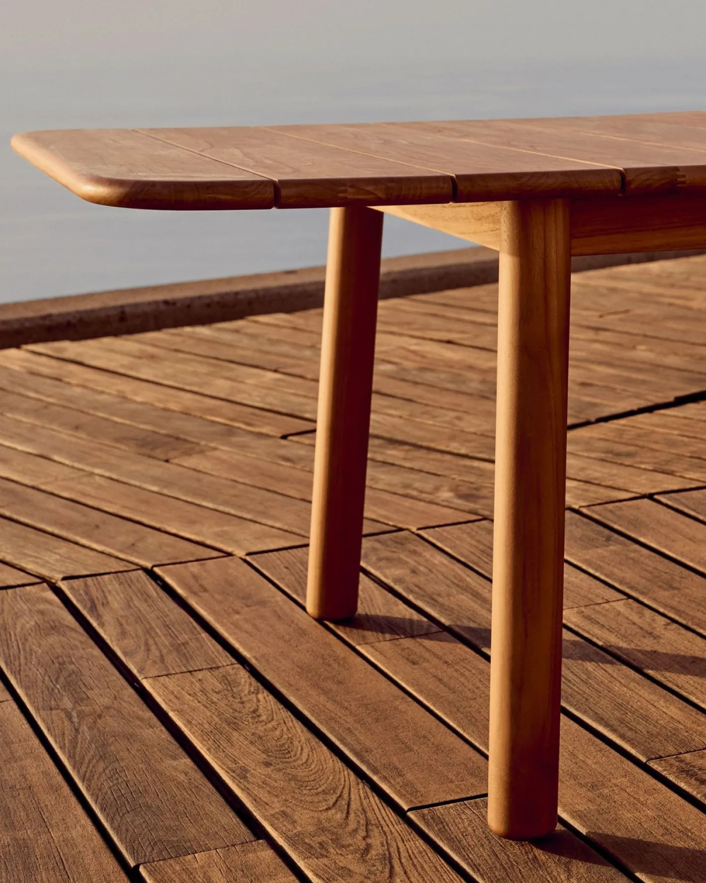Kave Home Turqueta Uitschuifbare Tuintafel Naturel