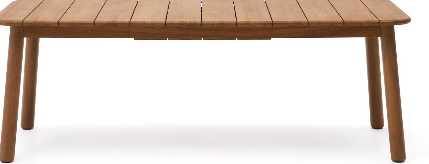 Kave Home Turqueta Uitschuifbare Tuintafel Naturel