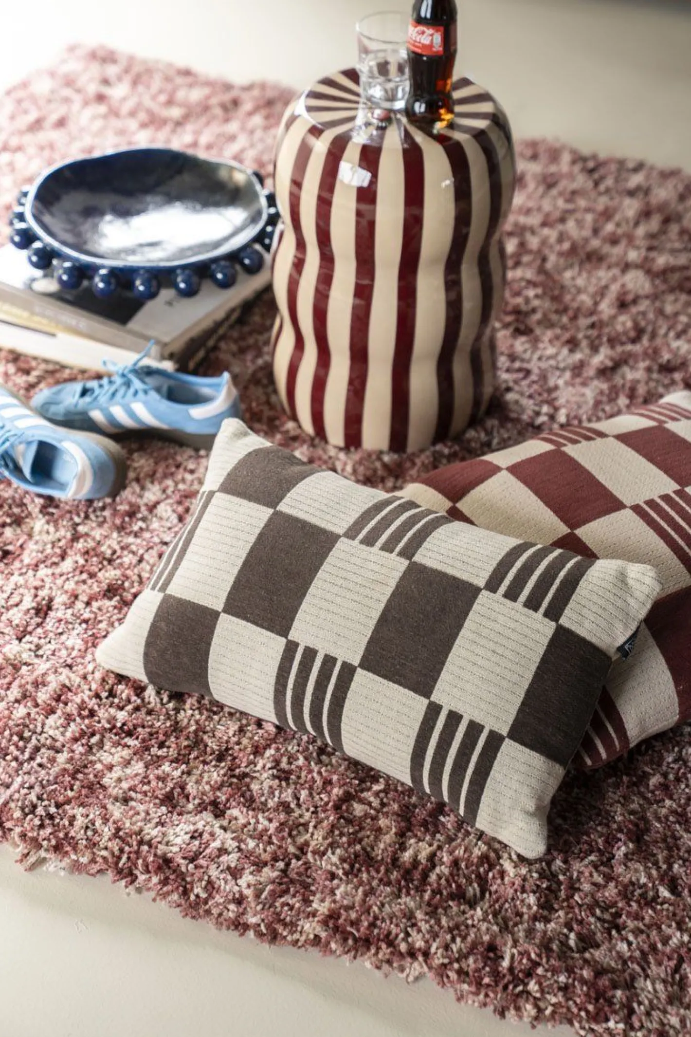 New By Boo Twist Rechthoekig Kussen Brown