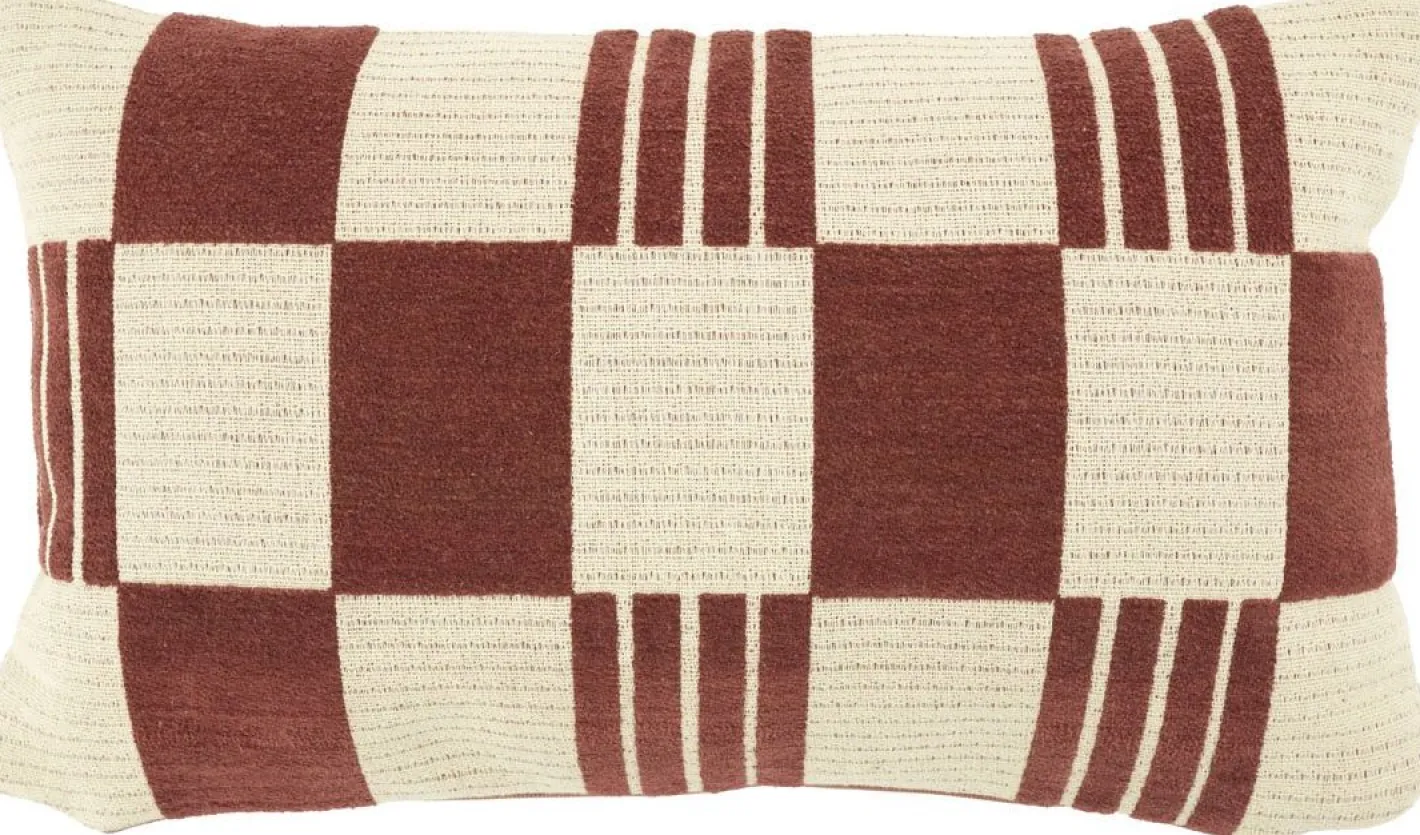 Discount By Boo Twist Rechthoekig Kussen Burgundy