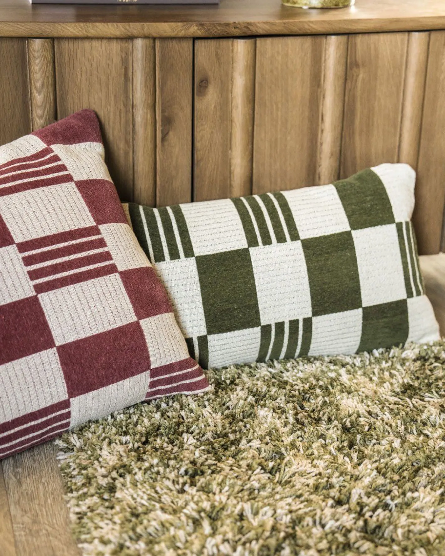 Clearance By Boo Twist Rechthoekig Kussen Green