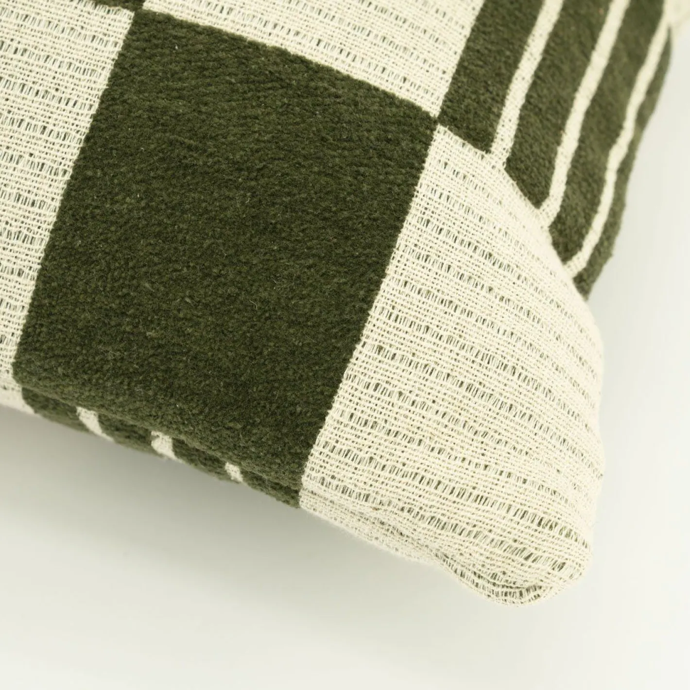 Clearance By Boo Twist Rechthoekig Kussen Green