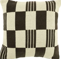 Discount By Boo Twist Vierkant Kussen Brown