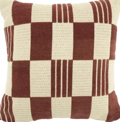 Best By Boo Twist Vierkant Kussen Burgundy