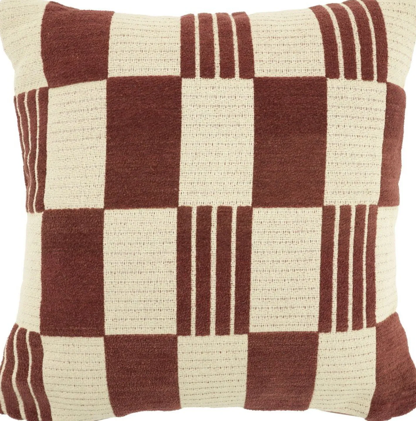 Best By Boo Twist Vierkant Kussen Burgundy