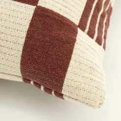 Best By Boo Twist Vierkant Kussen Burgundy