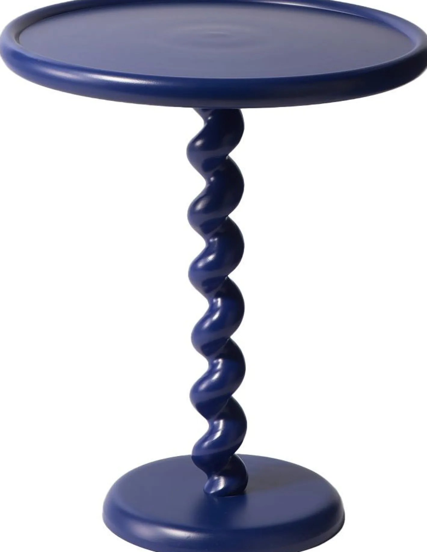 Clearance POLSPOTTEN Twister Bijzettafel Donker Blauw