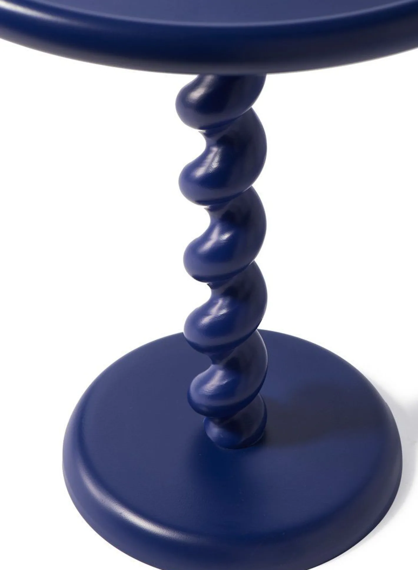Clearance POLSPOTTEN Twister Bijzettafel Donker Blauw