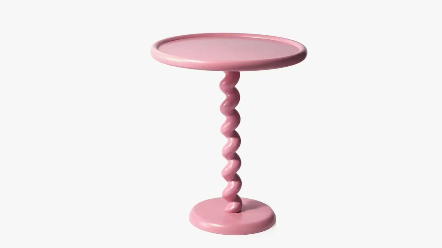 POLSPOTTEN Twister Bijzettafel Roze
