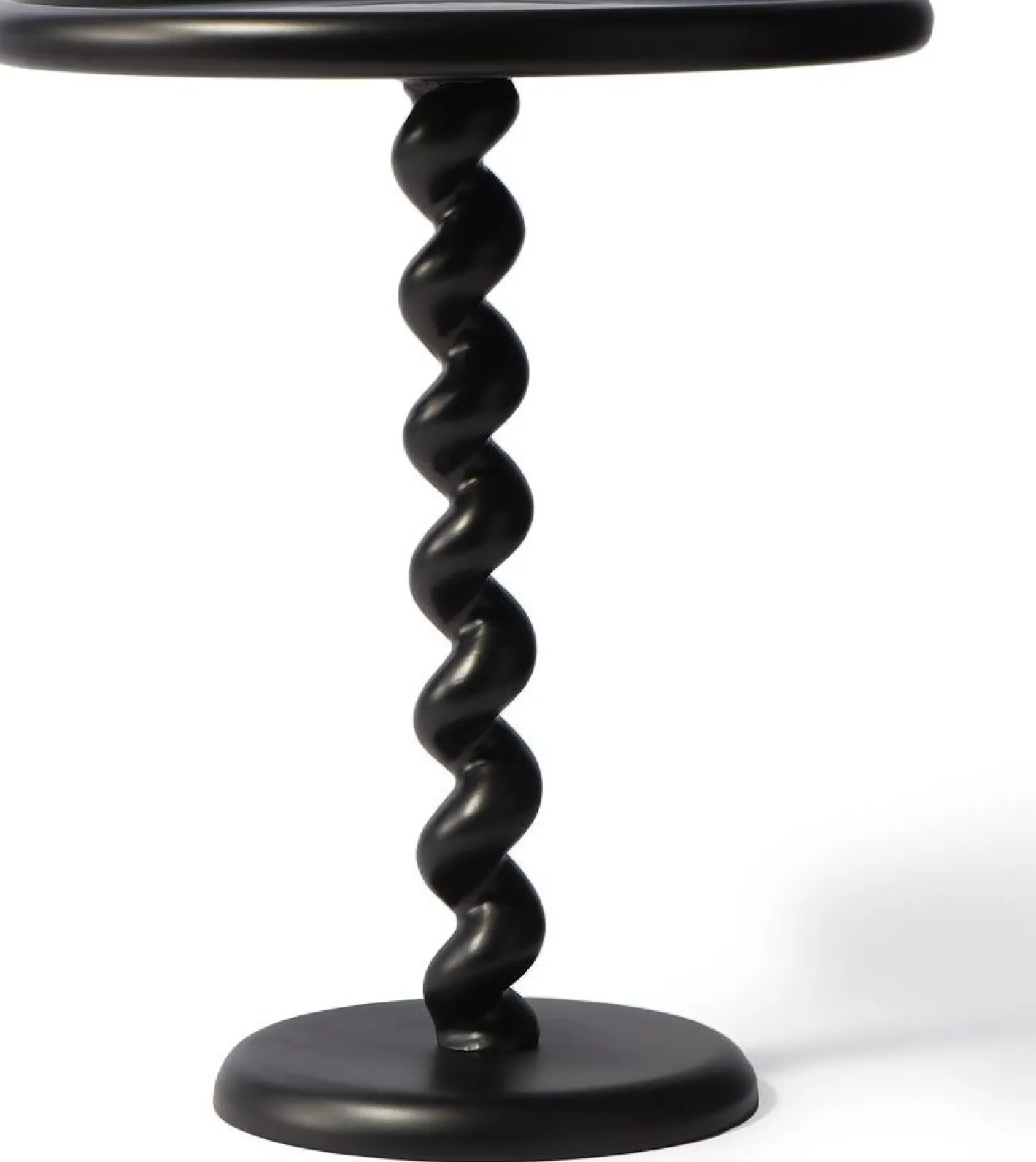 Hot POLSPOTTEN Twister Bijzettafel Zwart