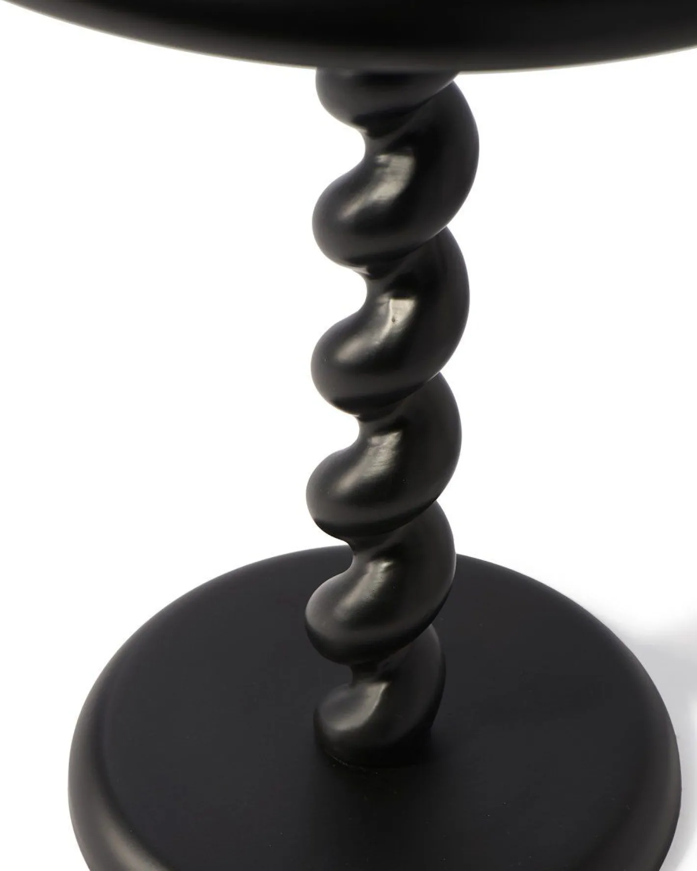 Hot POLSPOTTEN Twister Bijzettafel Zwart