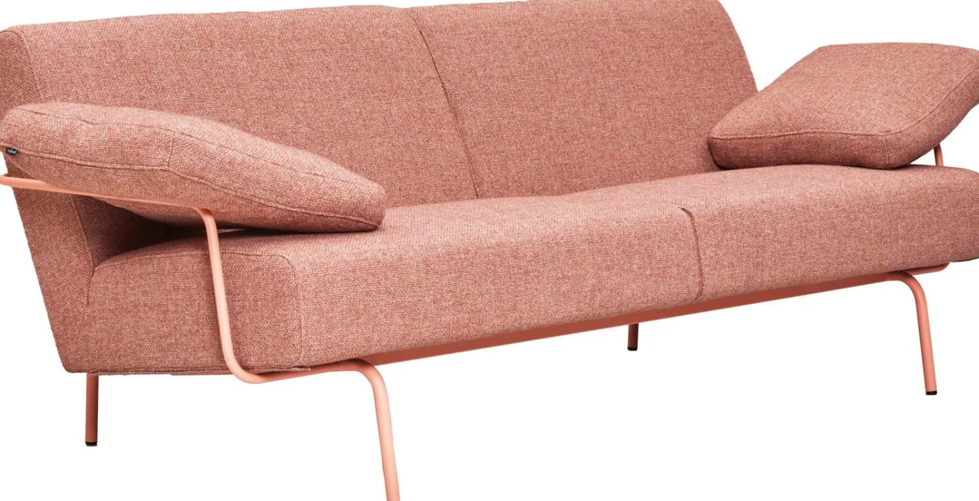 Discount Harvink Tyfoon 2,5-zitsbank Roze