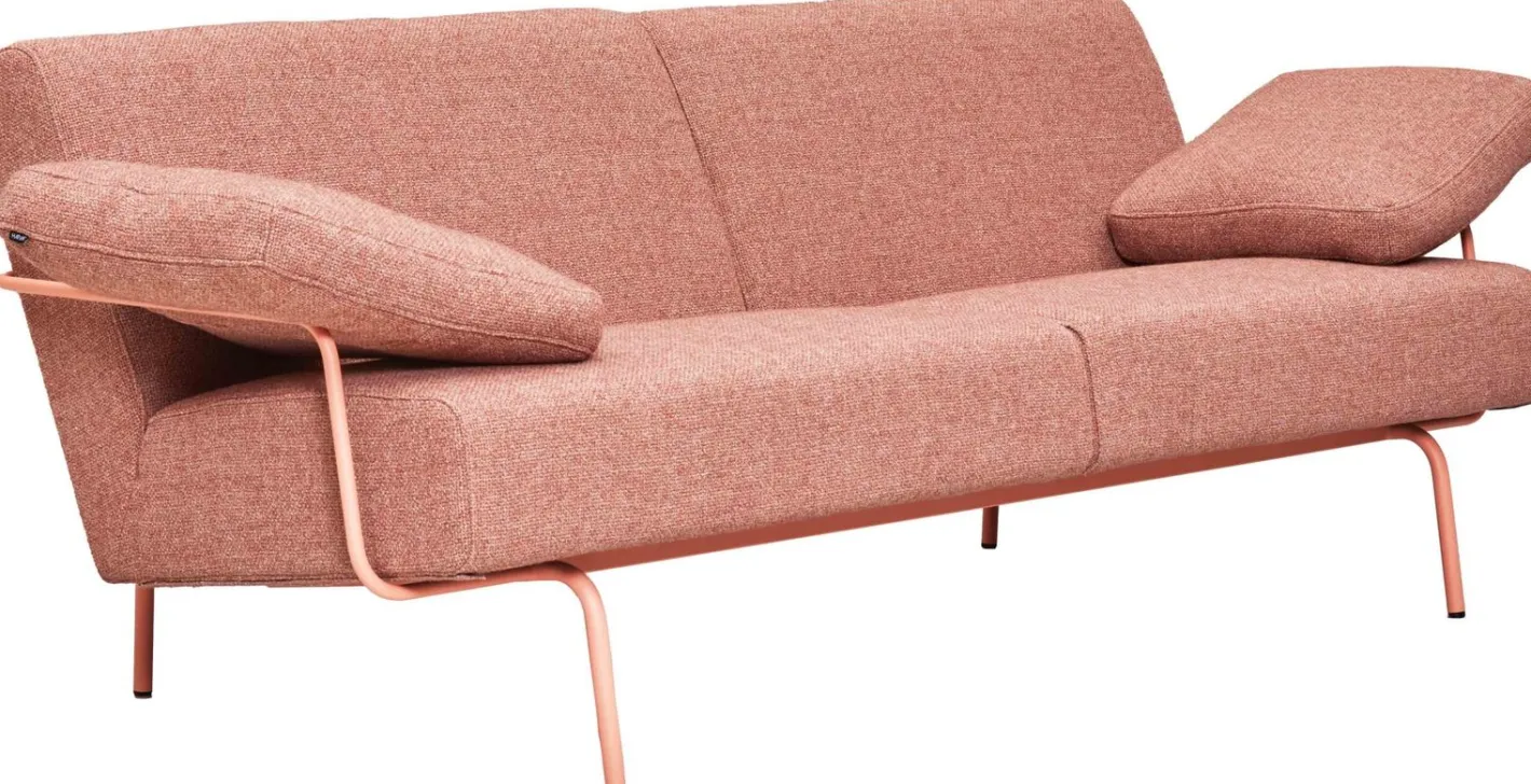 Discount Harvink Tyfoon 2,5-zitsbank Roze
