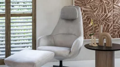 Online XOOON Vernon Draaifauteuil Grijs