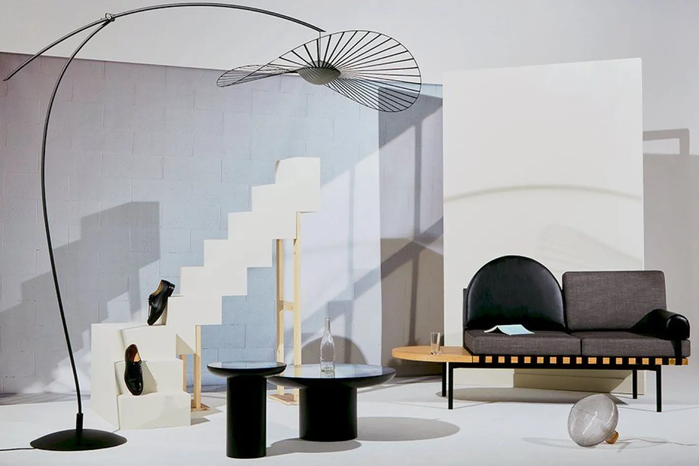 Discount Petite Friture Vertigo Nova Vloerlamp Zwart