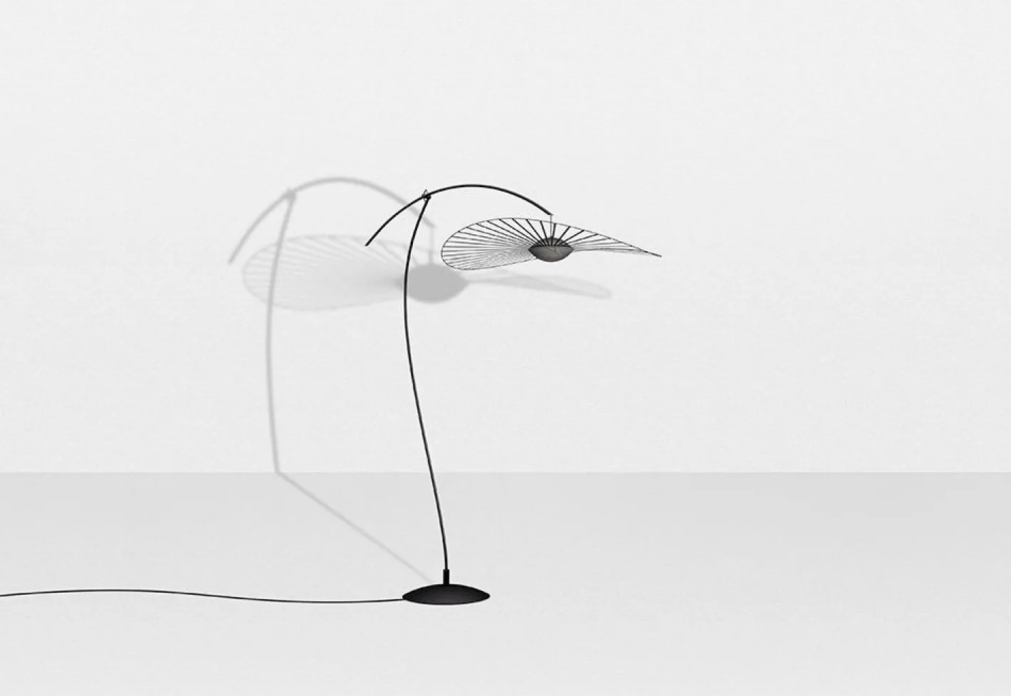 Discount Petite Friture Vertigo Nova Vloerlamp Zwart