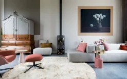 Clearance Zuiver Victoria Bijzettafel Pink