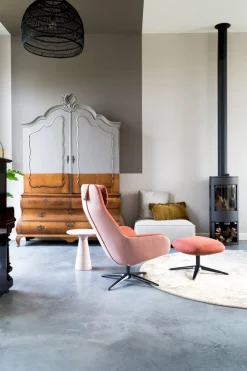 Clearance Zuiver Victoria Bijzettafel Pink