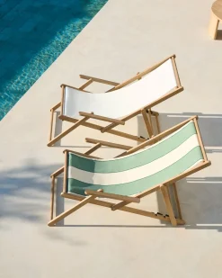 Online Kave Home Vilara Strandstoel Beige, Groen