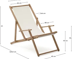 Discount Kave Home Vilara Strandstoel Wit